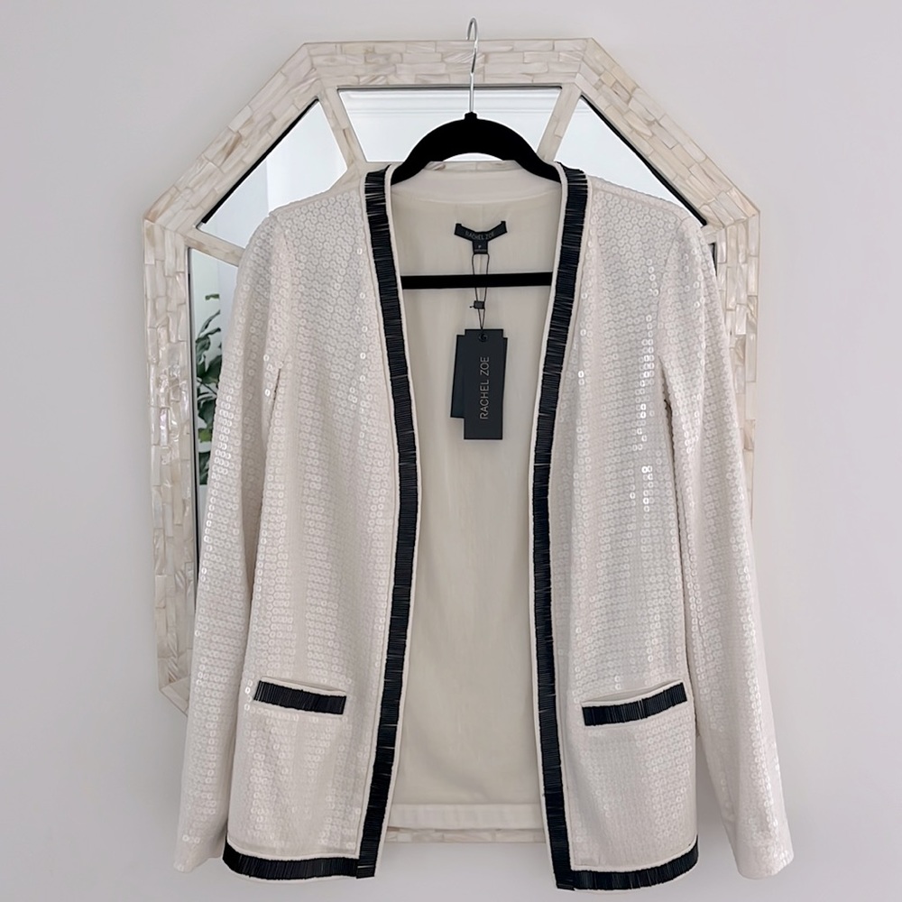 Rachel Zoe NWT Sequin Cardigan Size P (XS)